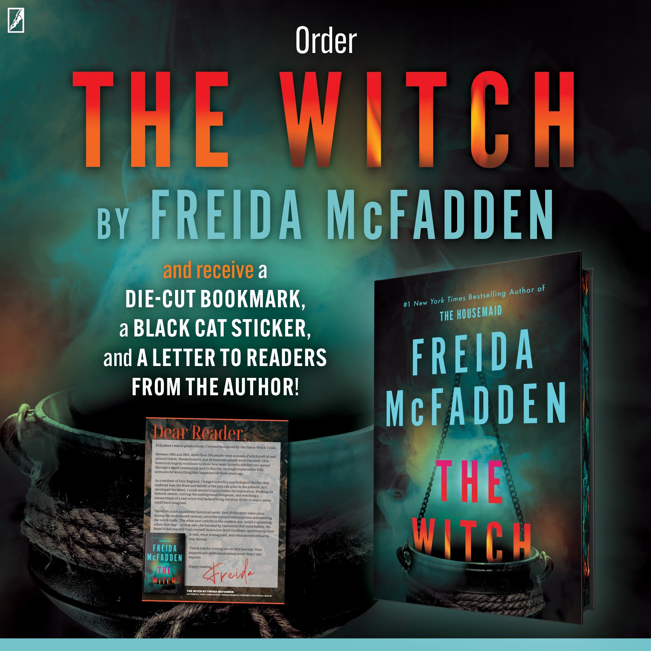 10/6/26 Release - The Witch by Freida McFadden *Includes Pre-Order